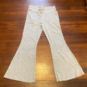 Aerie velour flared pants